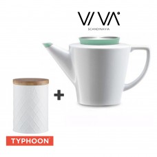 Typhoon dóza  + VIVA Scandinavia čajník - mäta